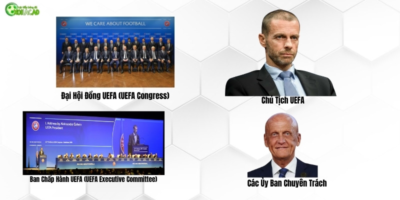 Bộ máy hoạt động của UEFA