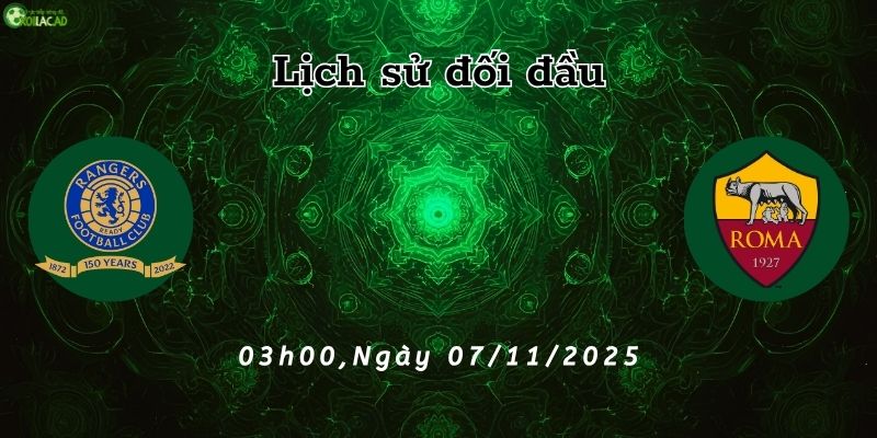 Lịch sử đối đầu Rangers vs AS Roma